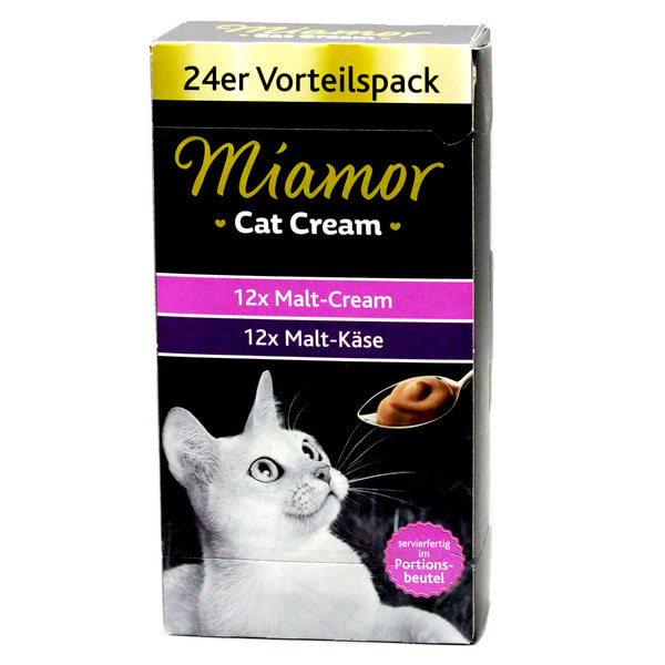 미아모아 고양이 비타민 츄르 치즈 몰트 크림 멀티팩(24개)